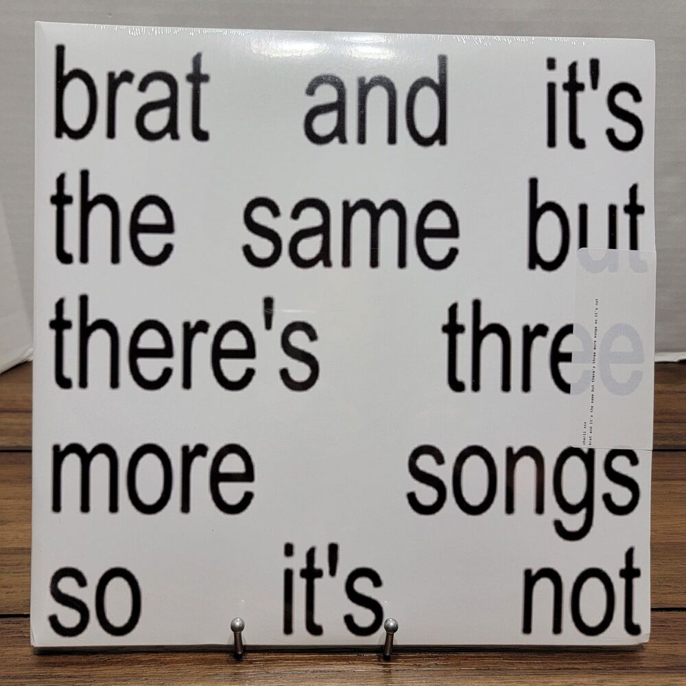 VINYL Charli XCX: Brat And It's The Same But There's Three More Songs NEW/SEALED